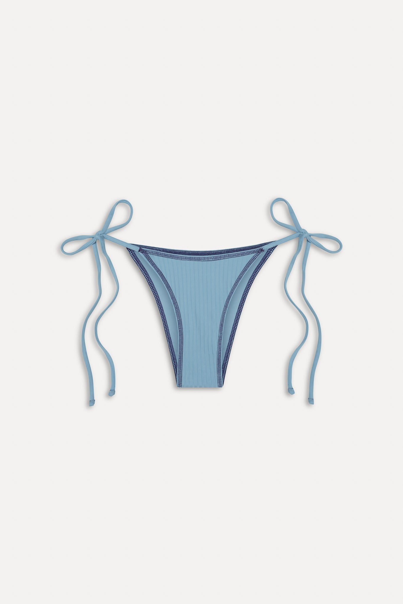 Frankies Bikinis sale Mackenzie Cheeky String Bikini Bottom - Blue Vanilla