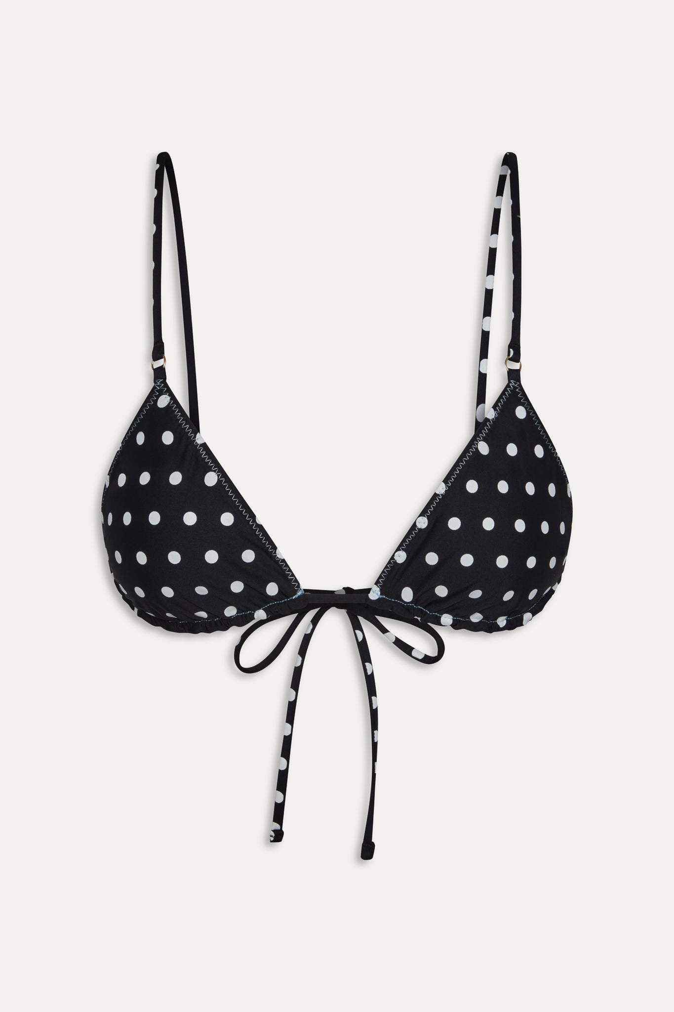 Frankies Bikinis sale Elena Reversible Micro Bikini Top - Frost