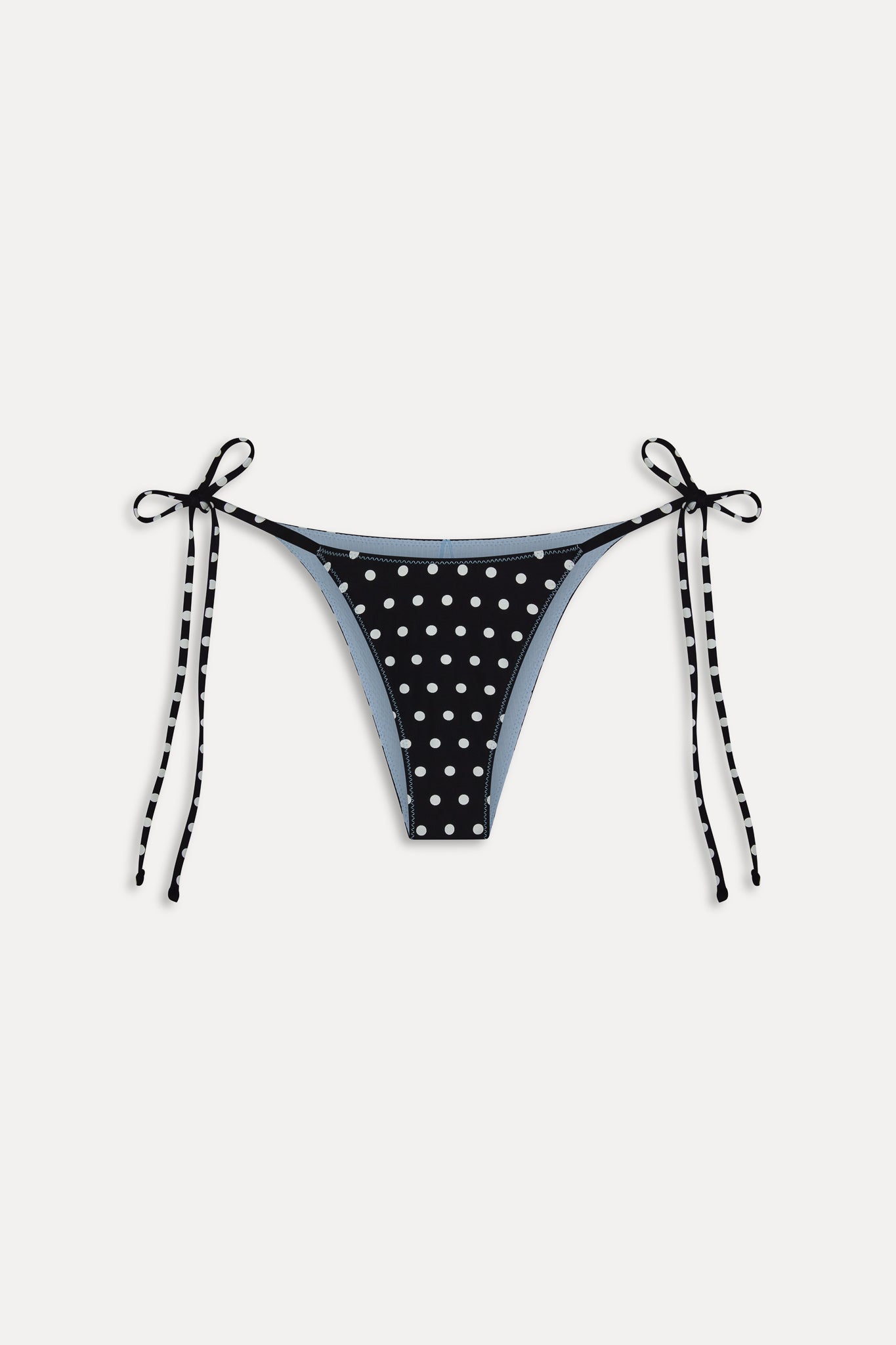 Frankies Bikinis sale Mackenzie Reversible Cheeky Bikini Bottom - Frost