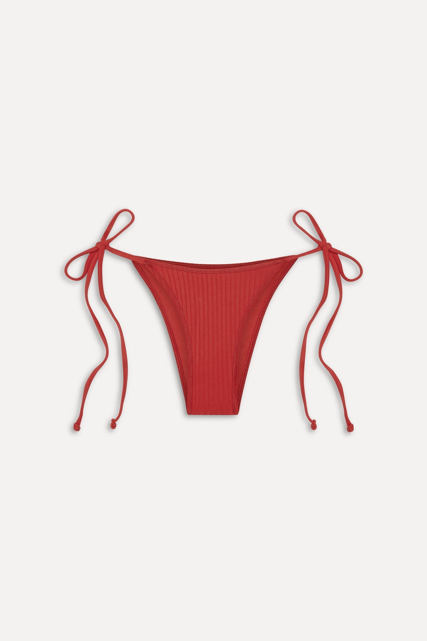 Frankies Bikinis sale Mackenzie Cheeky String Bikini Bottom - Cherry