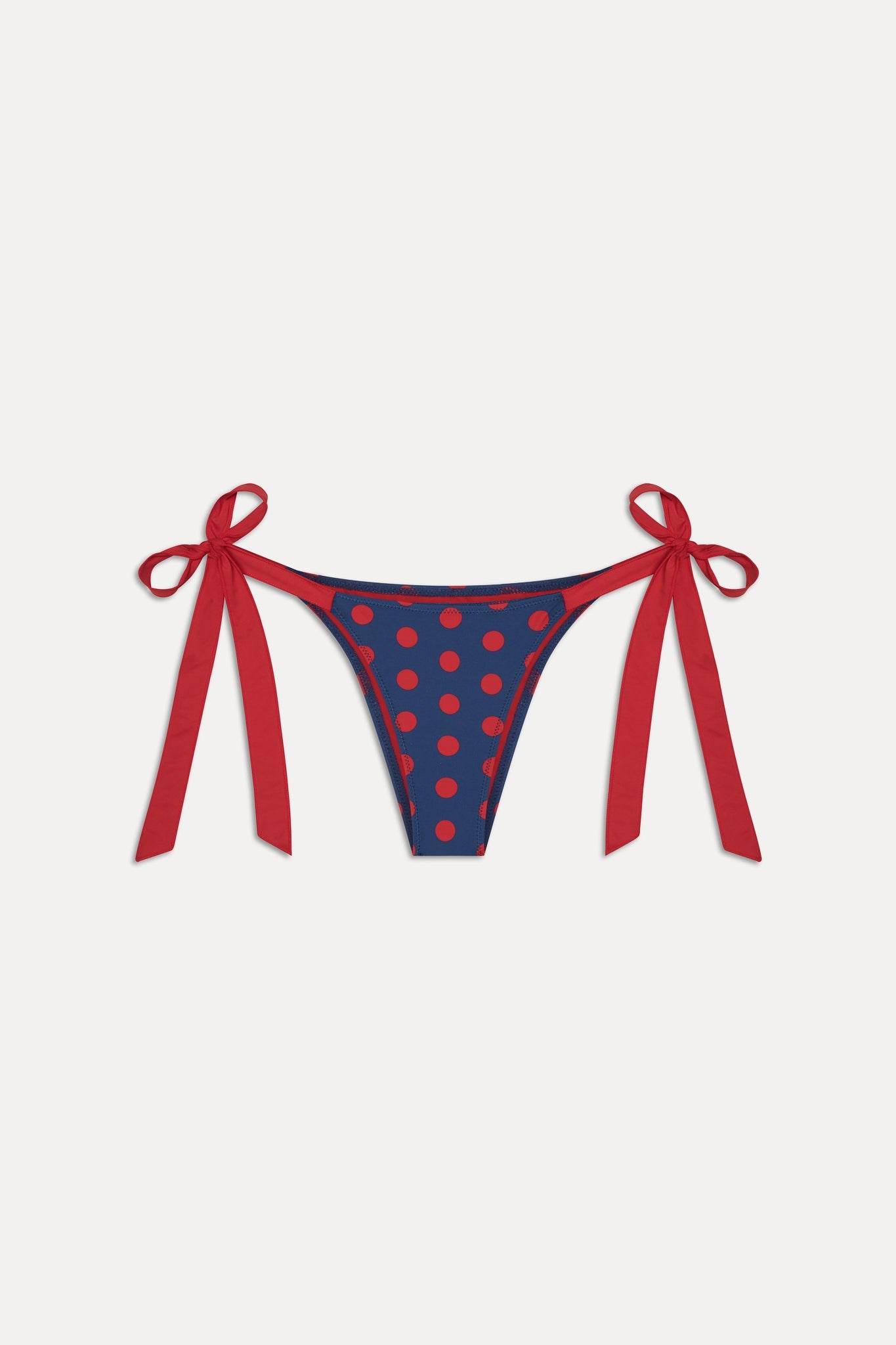 Frankies Bikinis sale x Khy Mackenzie Skimpy Bikini Bottom - Strawberry Dot