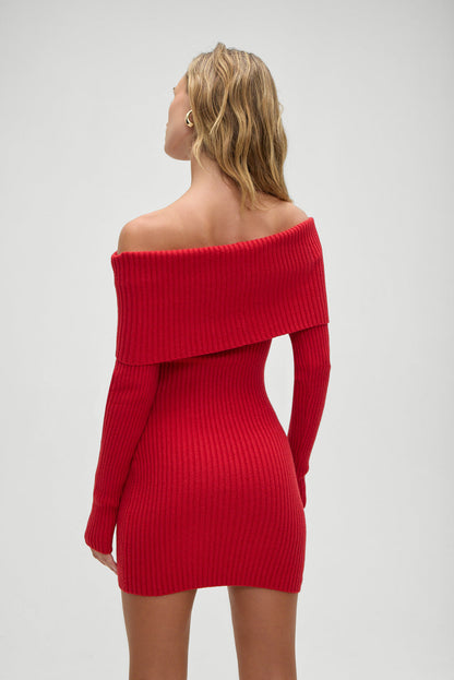 Frankies Bikinis sale Midnight Knit Dress - Heartstrings