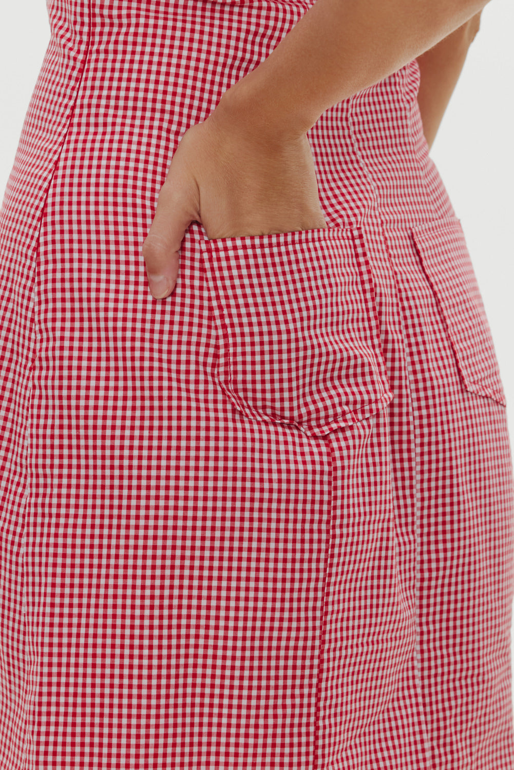 Frankies Bikinis sale Poppy Strapless Cotton Mini Dress - Picnic Basket