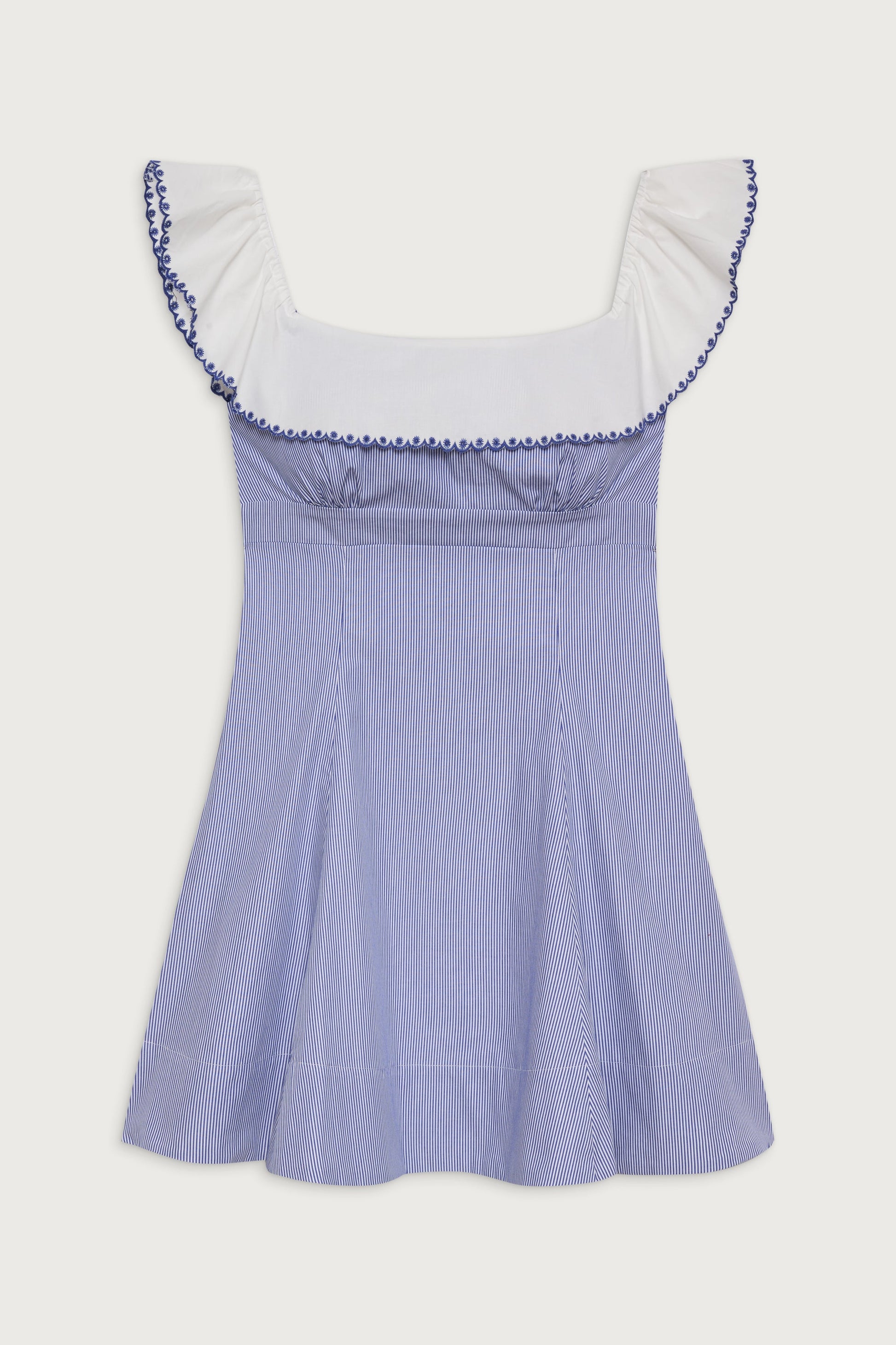 Frankies Bikinis sale Lilah Striped Mini Dress - Midnight Stripe