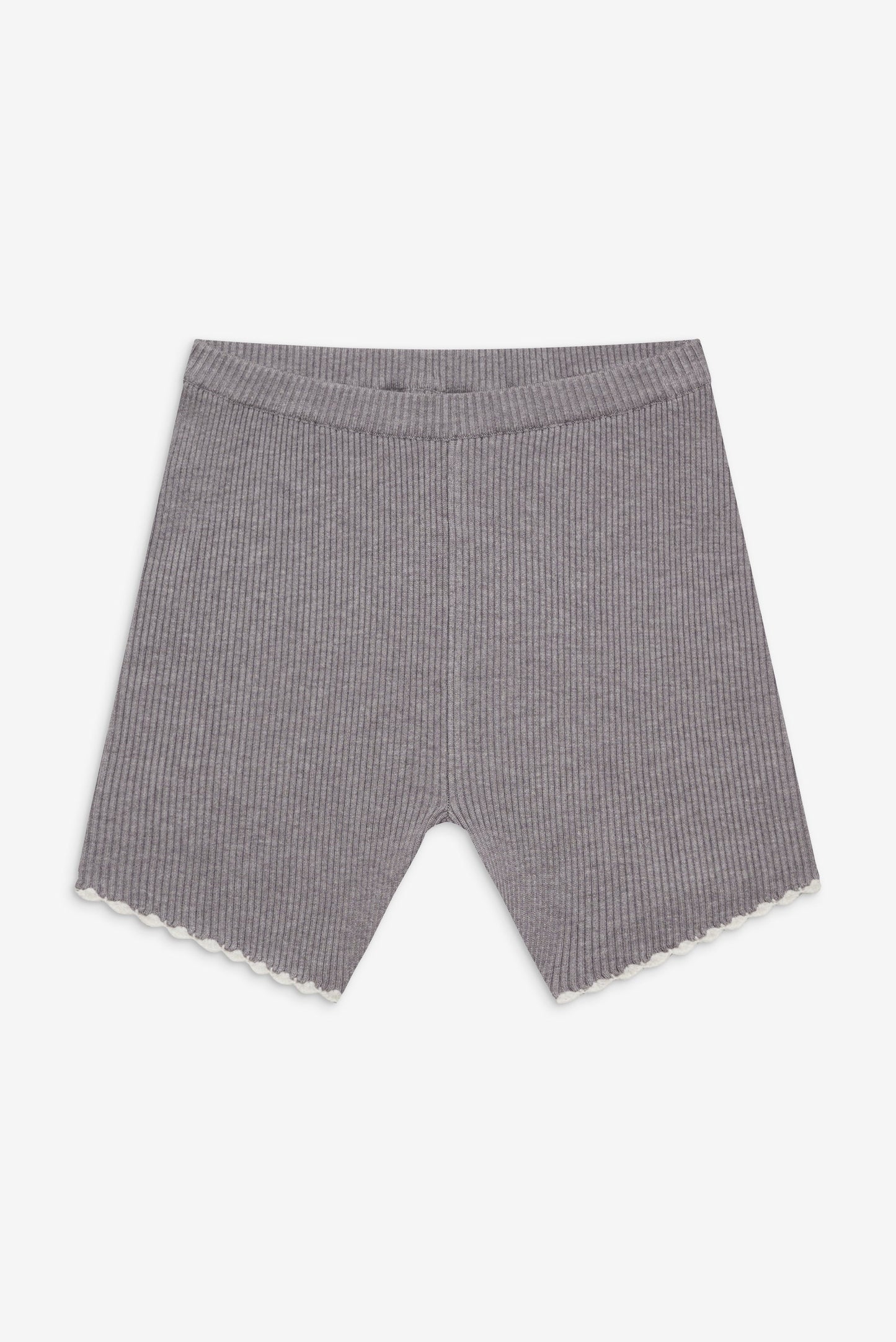 Frankies Bikinis sale Ariel Knit Shorts - Rain Cloud