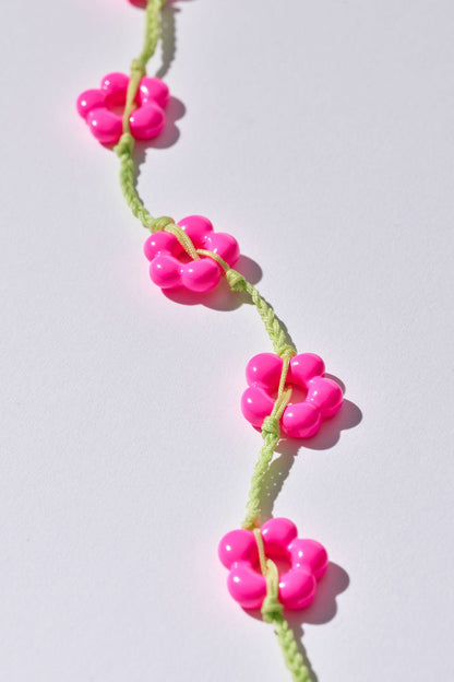 Frankies Bikinis sale Daisy Chain Necklace - Kiwi