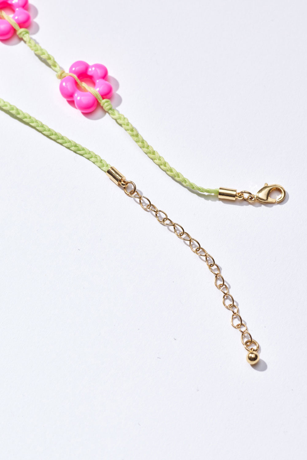 Frankies Bikinis sale Daisy Chain Necklace - Kiwi