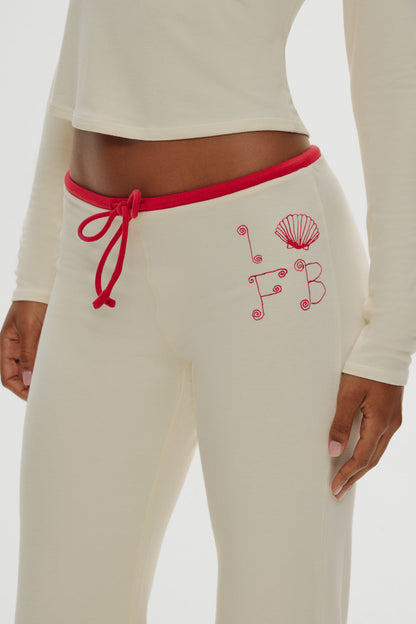 Frankies Bikinis sale Surf Lounge Pants - Sunrise Shell