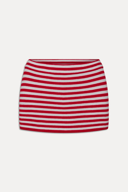 Frankies Bikinis sale Marialla Knit Mini Skort - South Hampton Stripe