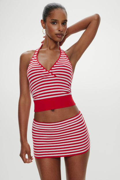 Frankies Bikinis sale Marialla Knit Mini Skort - South Hampton Stripe