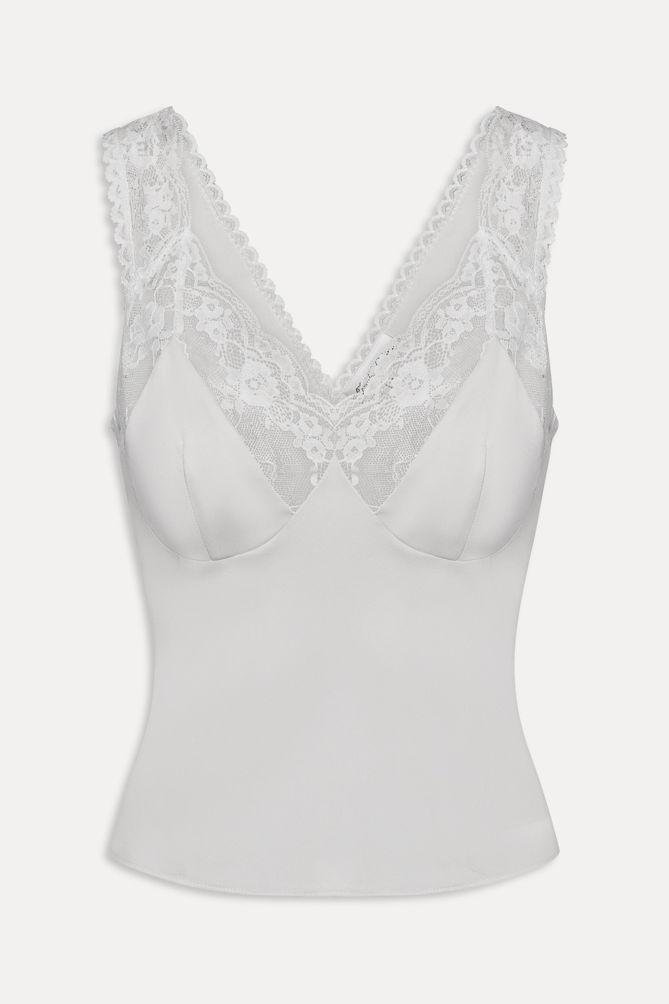 Frankies Bikinis sale Harper Satin Lace Top - Heaven