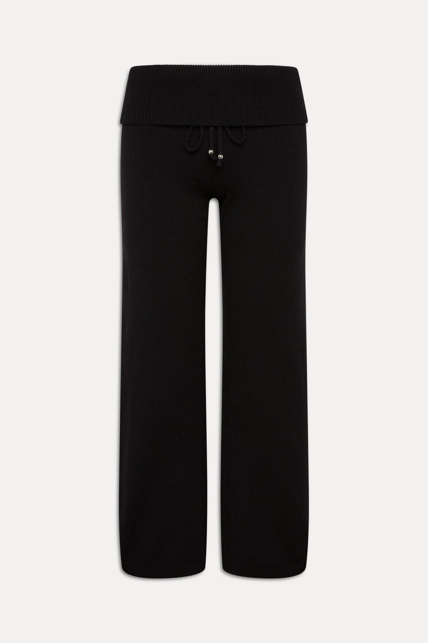 Frankies Bikinis sale Dawson Knit Fold Over Pants - Black