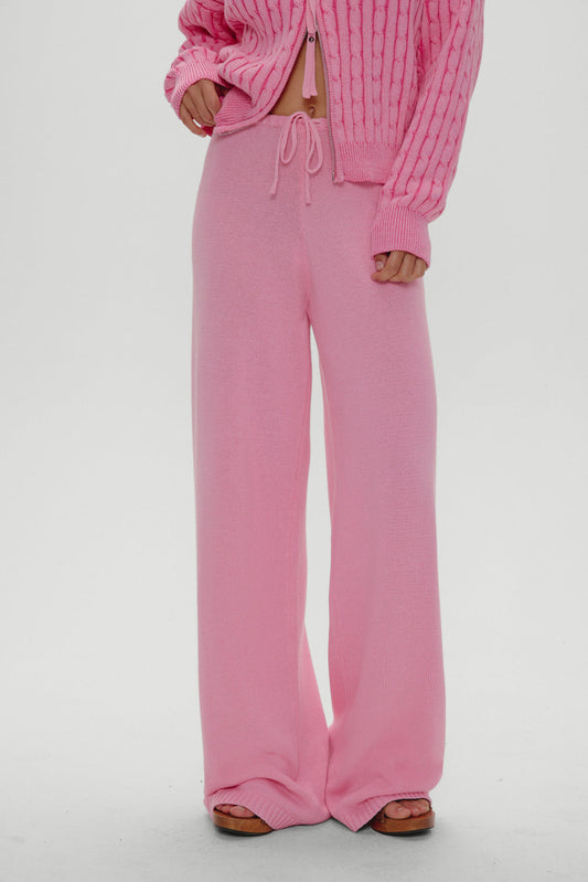 Frankies Bikinis sale Wesley Knit Pants - Sweetheart