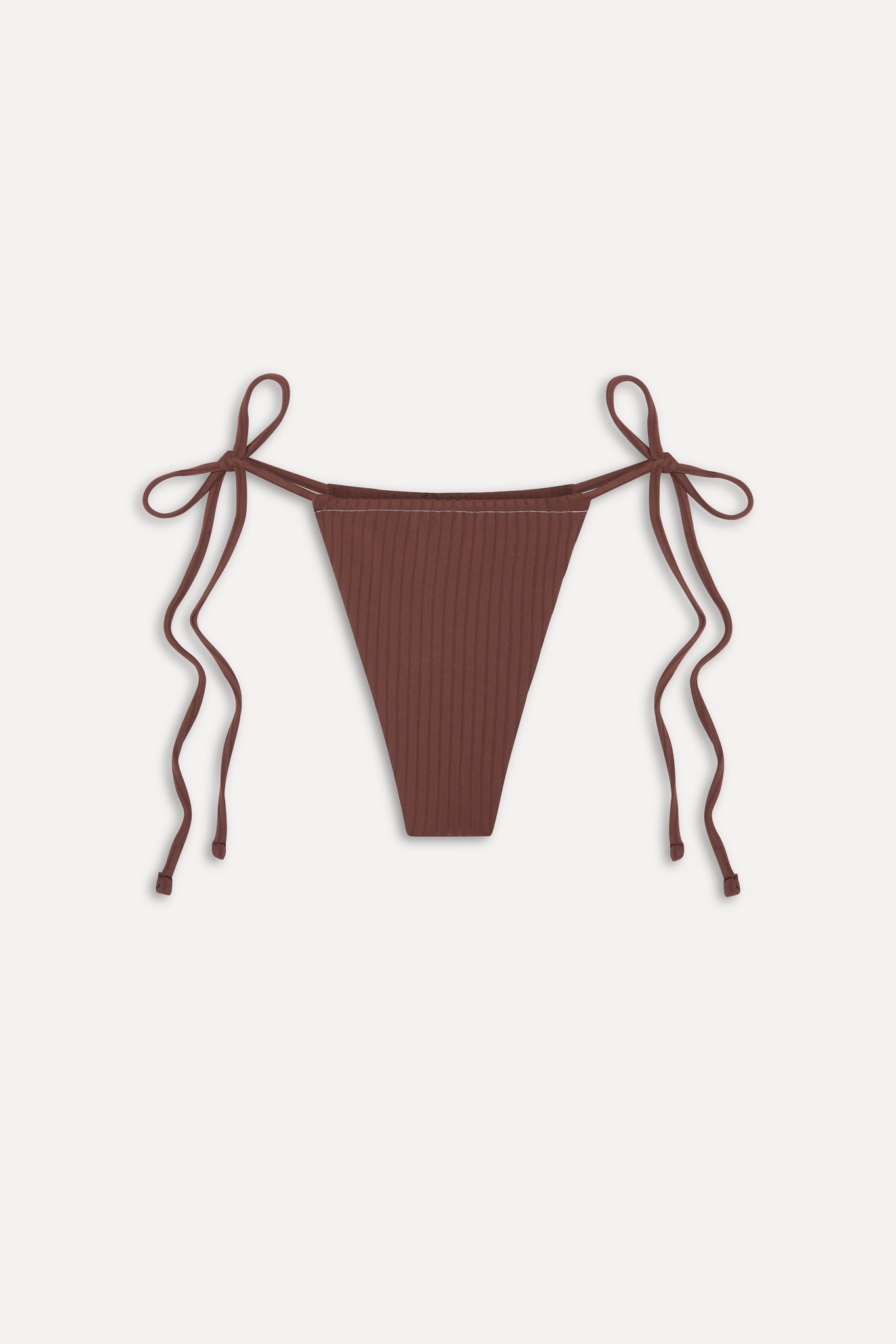 Frankies Bikinis sale Tia Skimpy String Bikini Bottom - Brown Sugar