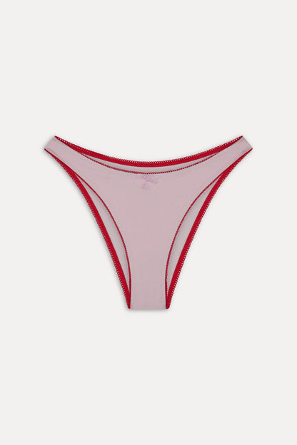 Frankies Bikinis sale Dove Velvet Bikini Bottom - Velvet Rose