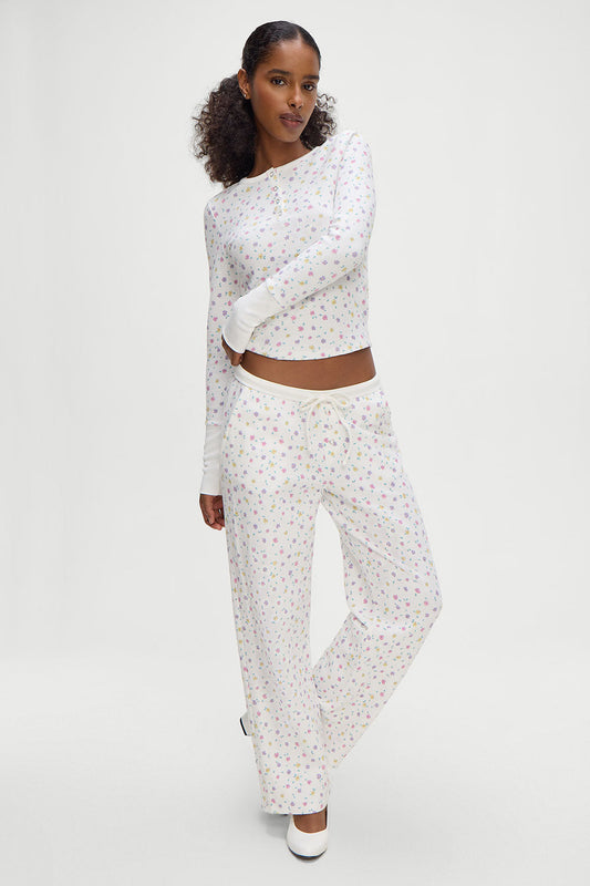 Frankies Bikinis sale Cabin Thermal Pajama Pants - Picnic Blanket