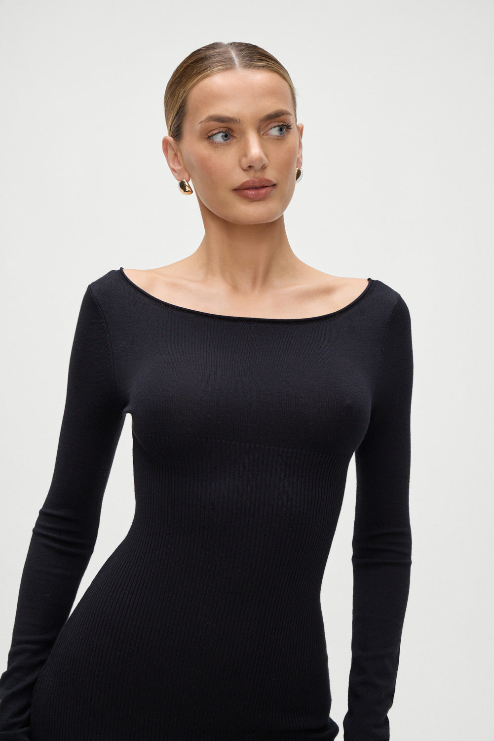 Frankies Bikinis sale Luca Knit Mini Dress - Black