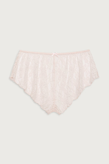 Frankies Bikinis sale Meadow Lace Mini Short - Baby Bouquet Pink