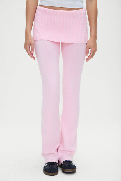 Frankies Bikinis sale Aimee Knit Pants - Cozy Pink
