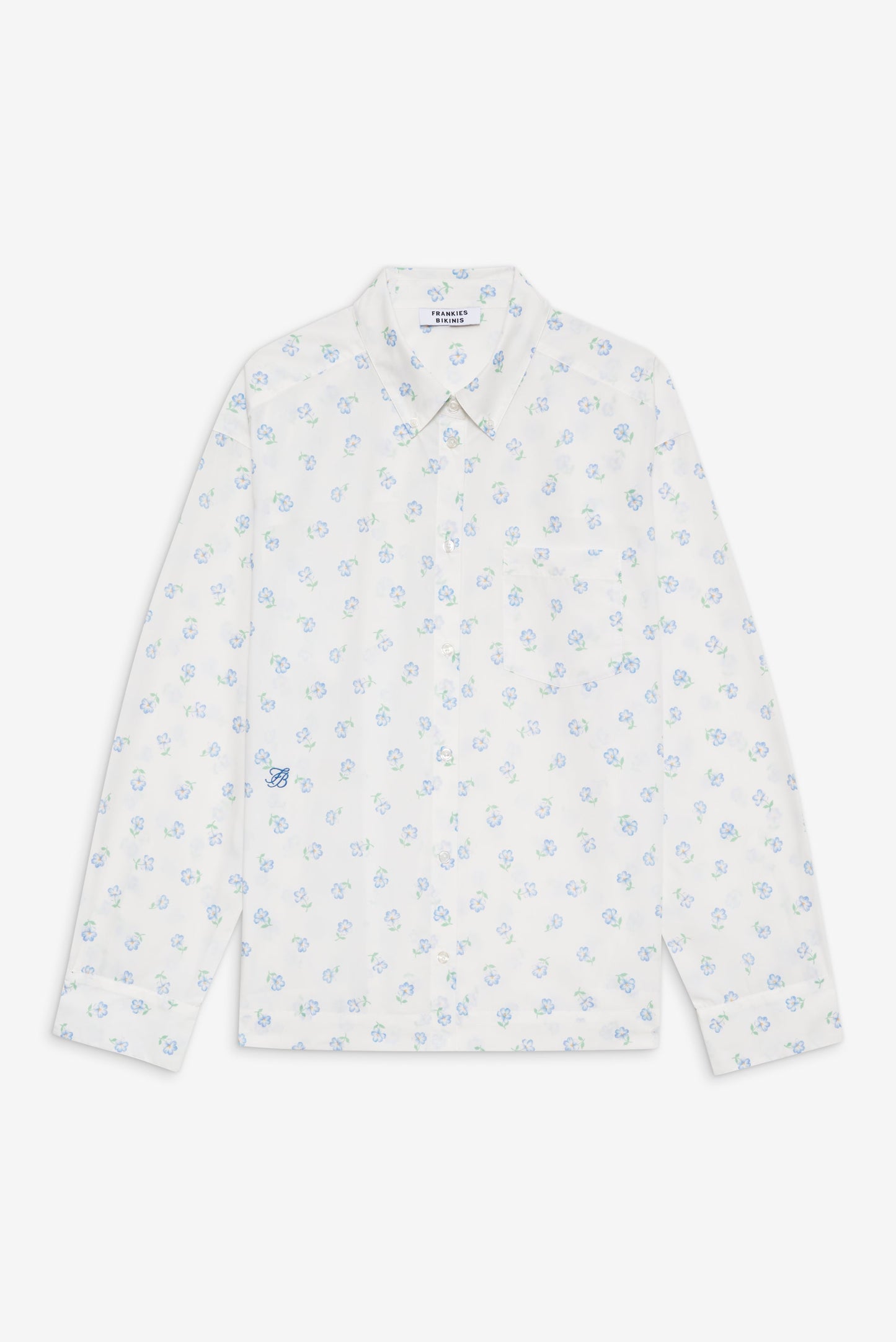 Frankies Bikinis sale Ralph Long Sleeve Sleep Shirt - Periwinkle