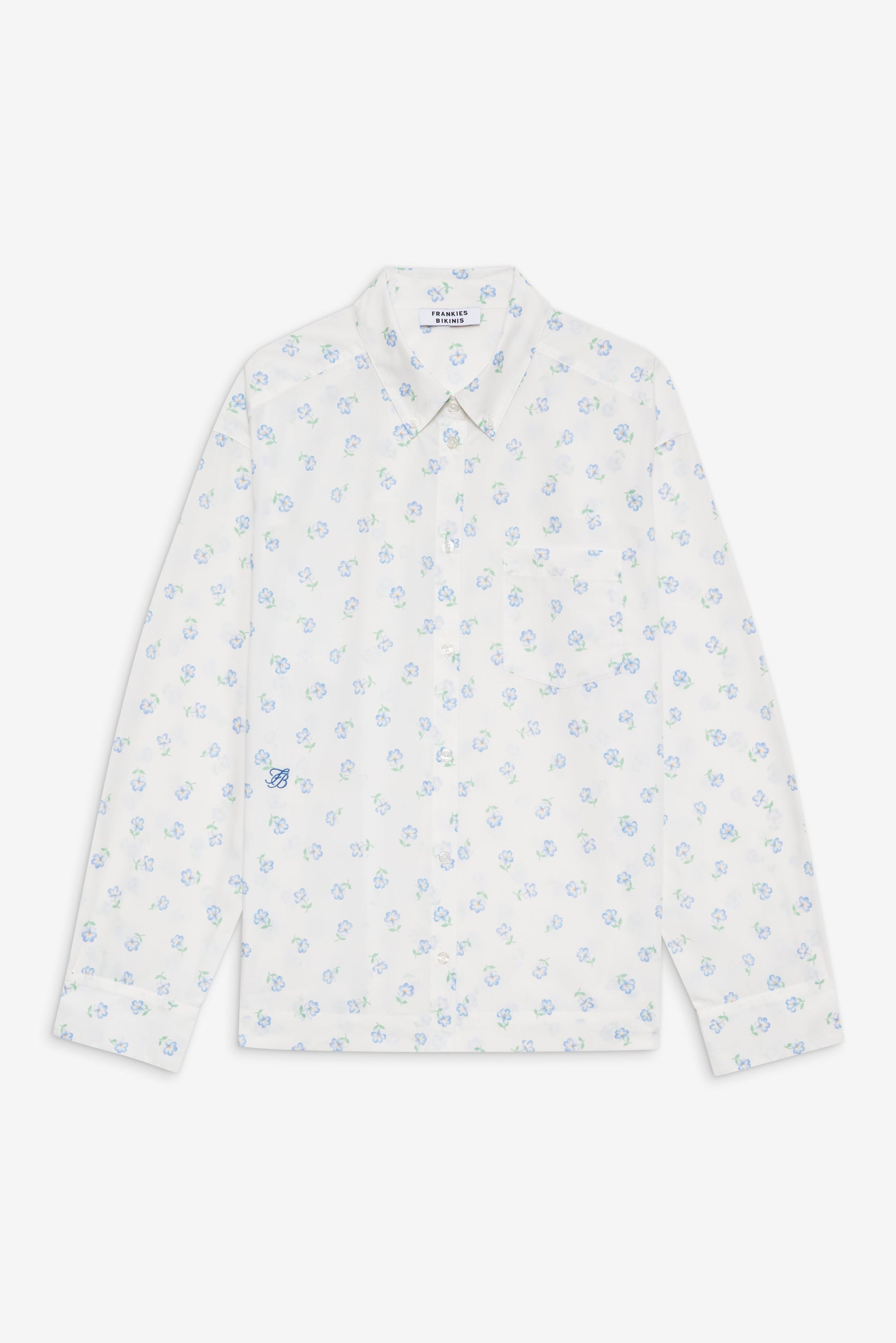 Frankies Bikinis sale Ralph Long Sleeve Sleep Shirt - Periwinkle