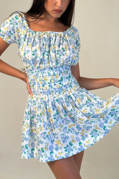Frankies Bikinis sale Sadie Mini Dress - Coastal Floral