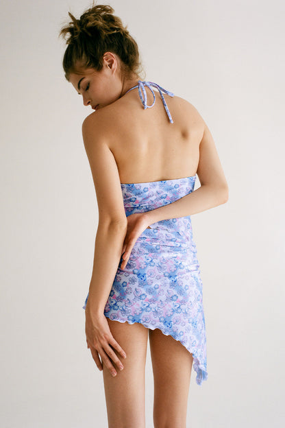 Frankies Bikinis sale Davie Asymmetrical Shine Skirt - City of Angels