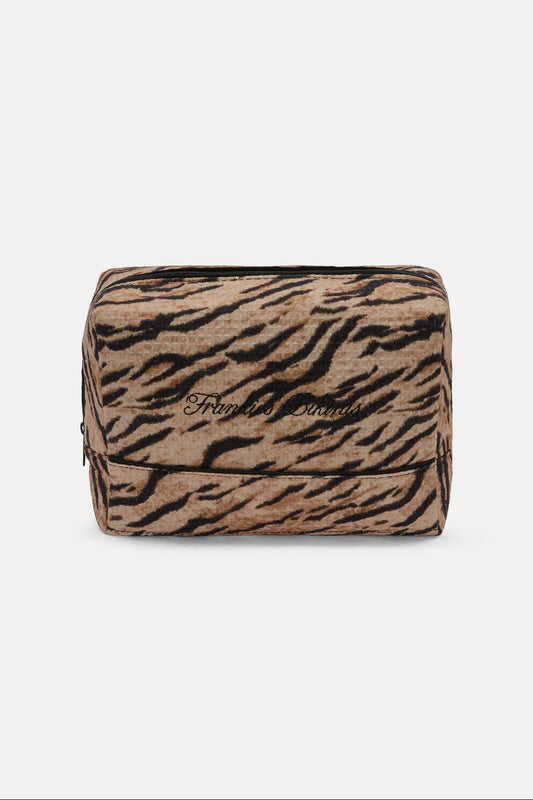 Frankies Bikinis sale Holiday Cosmetic Bag - Tiger