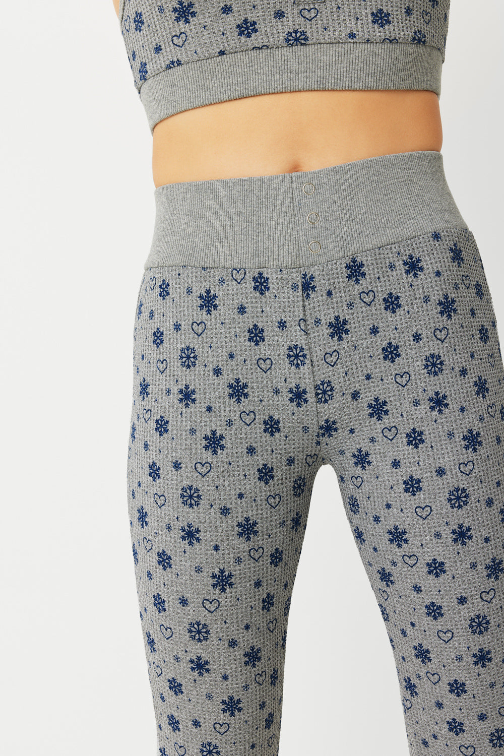 Frankies Bikinis sale Noelle Waffle Legging - Apres Ski