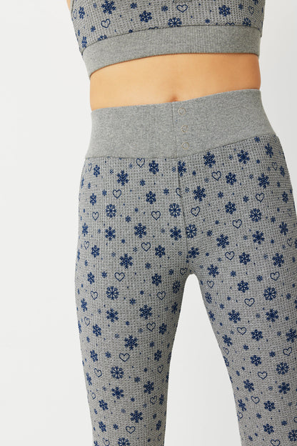 Frankies Bikinis sale Noelle Waffle Legging - Apres Ski