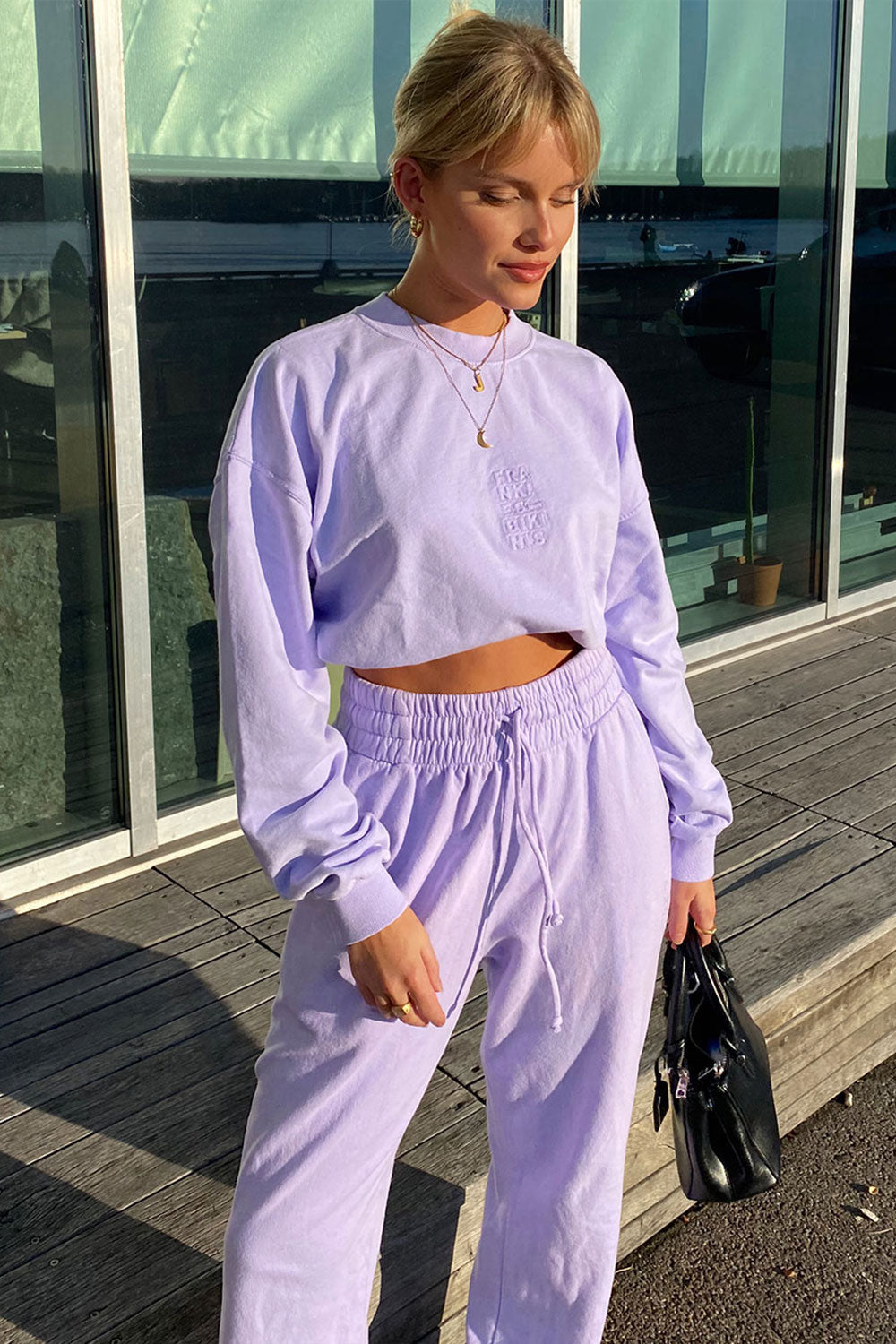 Frankies Bikinis sale Frank Oversized Sweatpants - Lilac