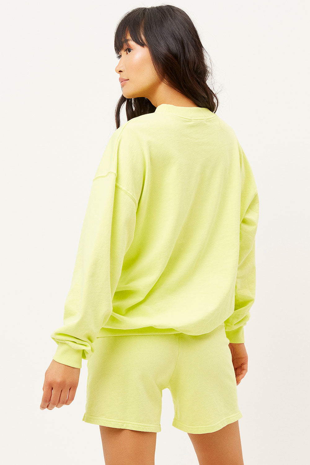 Frankies Bikinis sale Bennie Oversized Crewneck Sweatshirt - Lemonade
