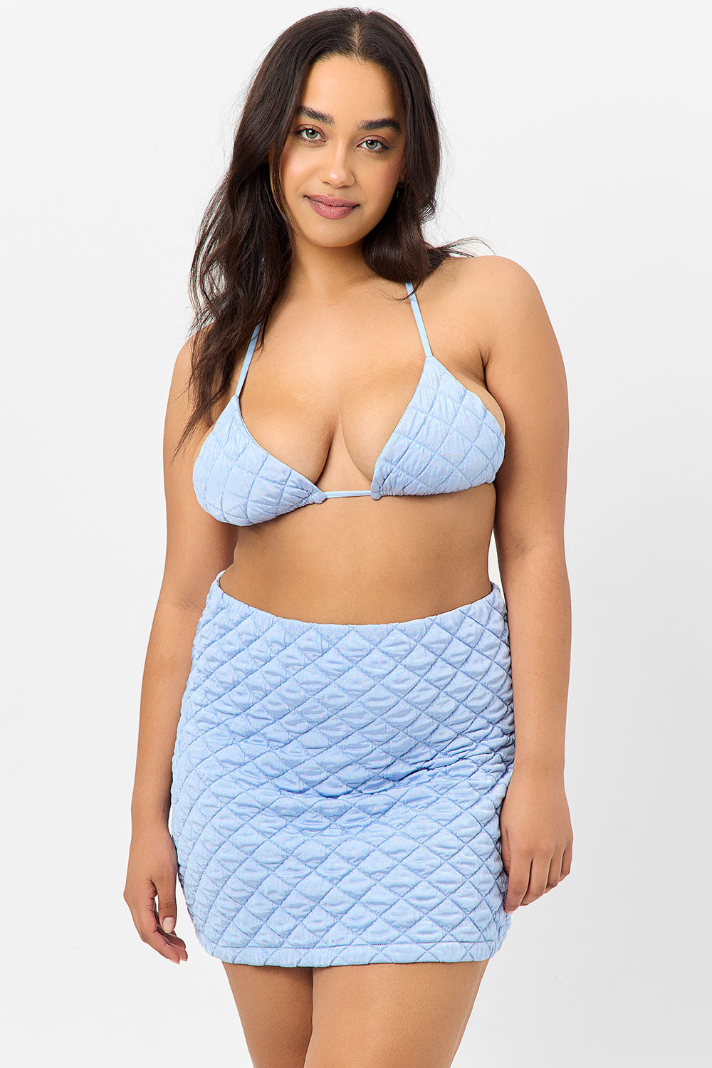 Frankies Bikinis sale Windward Mini Skirt - Baby Blue