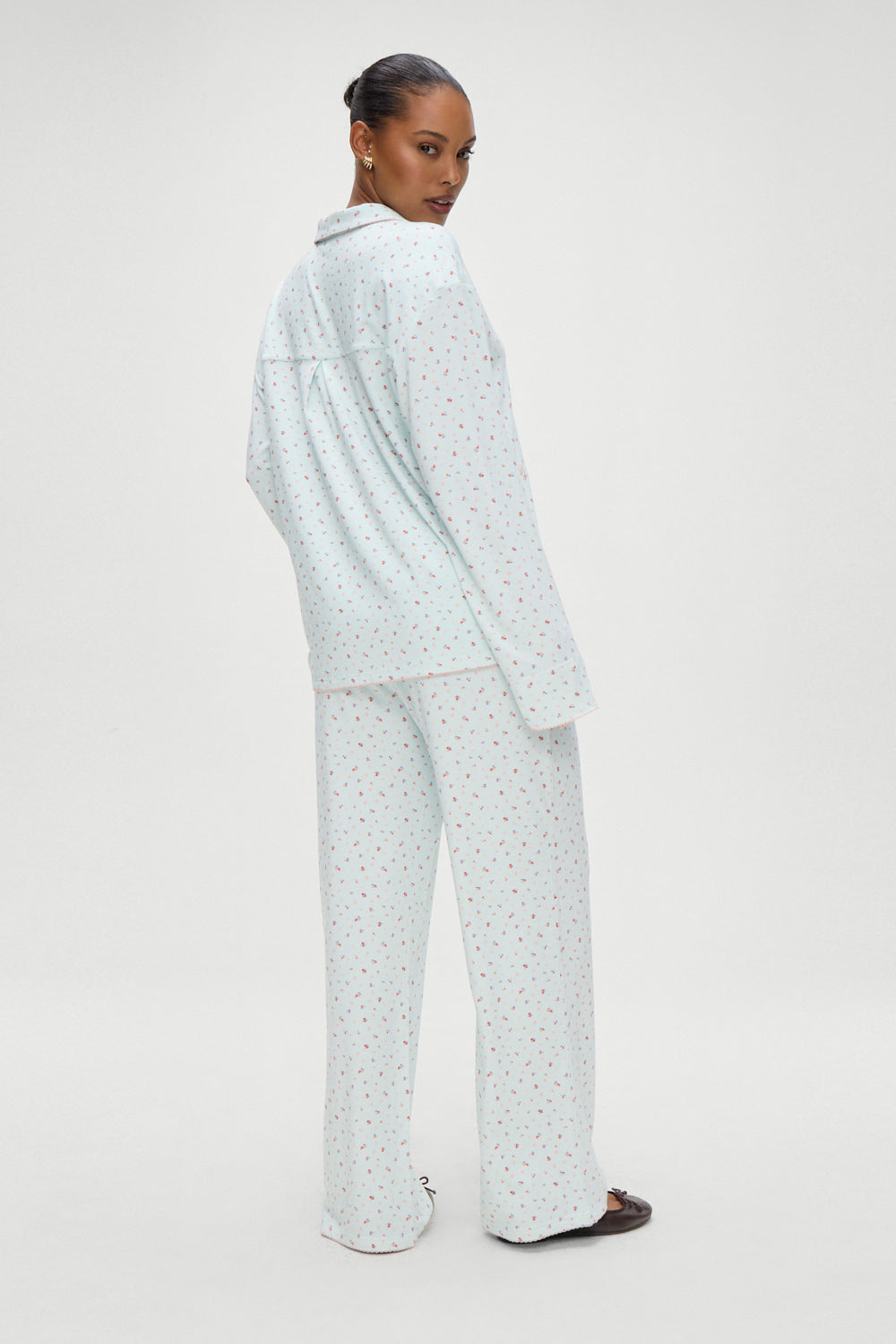 Frankies Bikinis sale Rory Floral Sleep Pants - Malibu Meadow