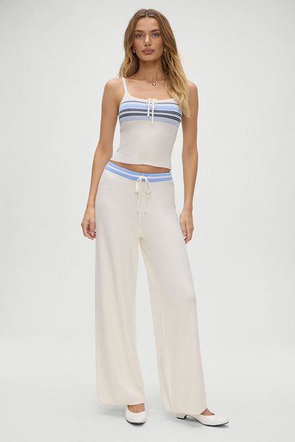 Frankies Bikinis sale Barrymore Knit Pants - Hampton Stripe